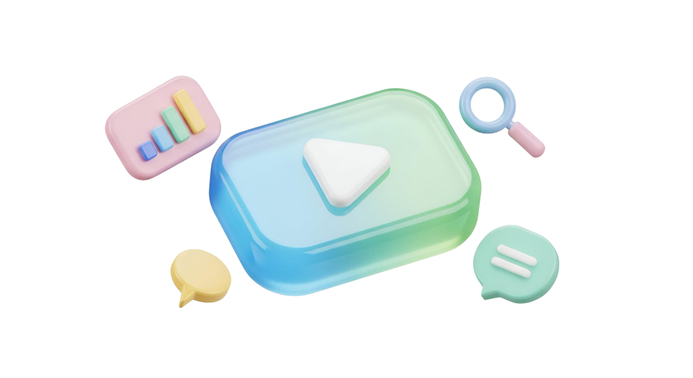 Video player with learning and analytics symbols for Aeon Fantasy employee training